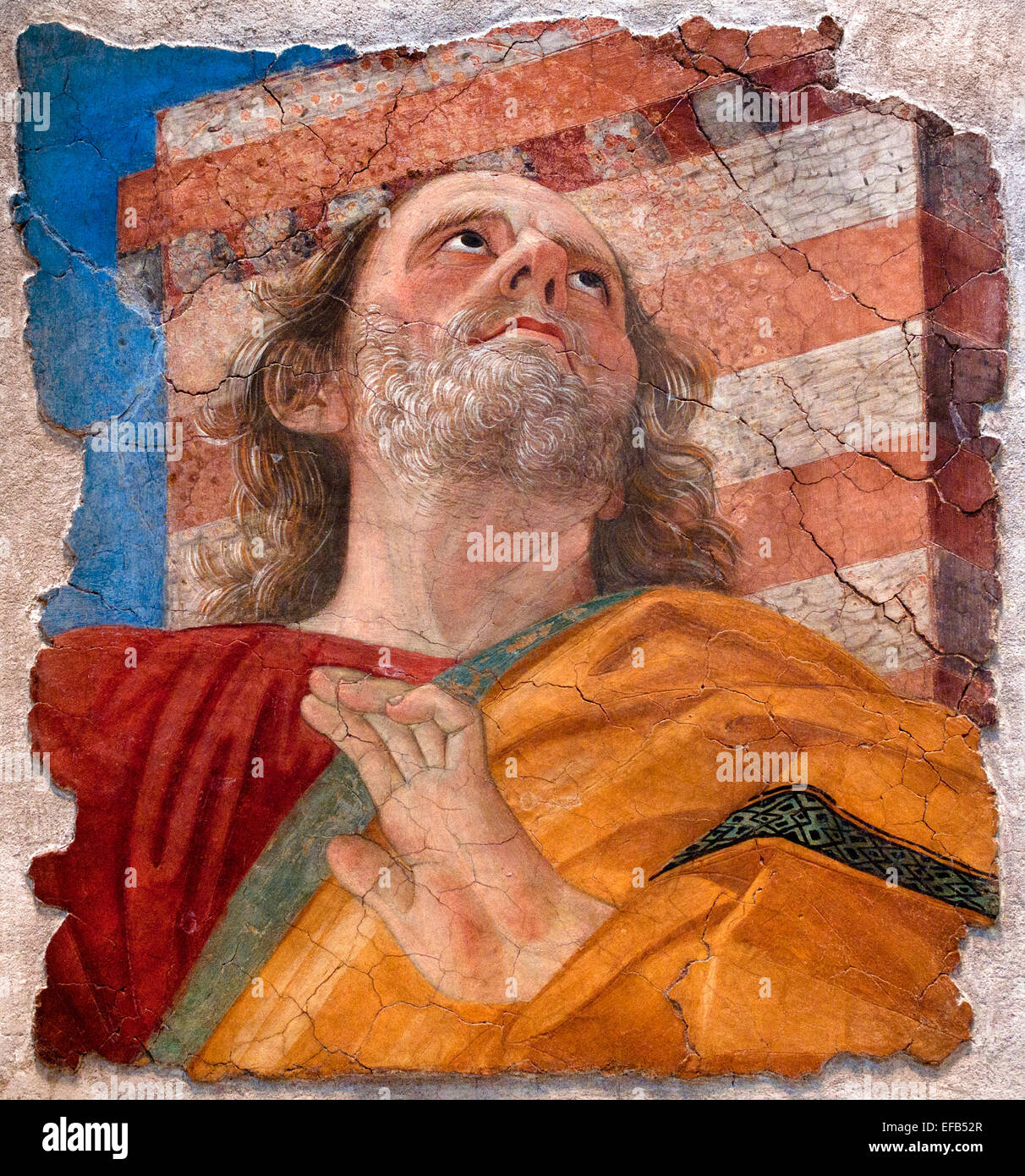 Apostle 1480-84 Forli Melozzo da (1438-94) Italian Pinacoteca Vatican Museum Rome Italy Stock Photo