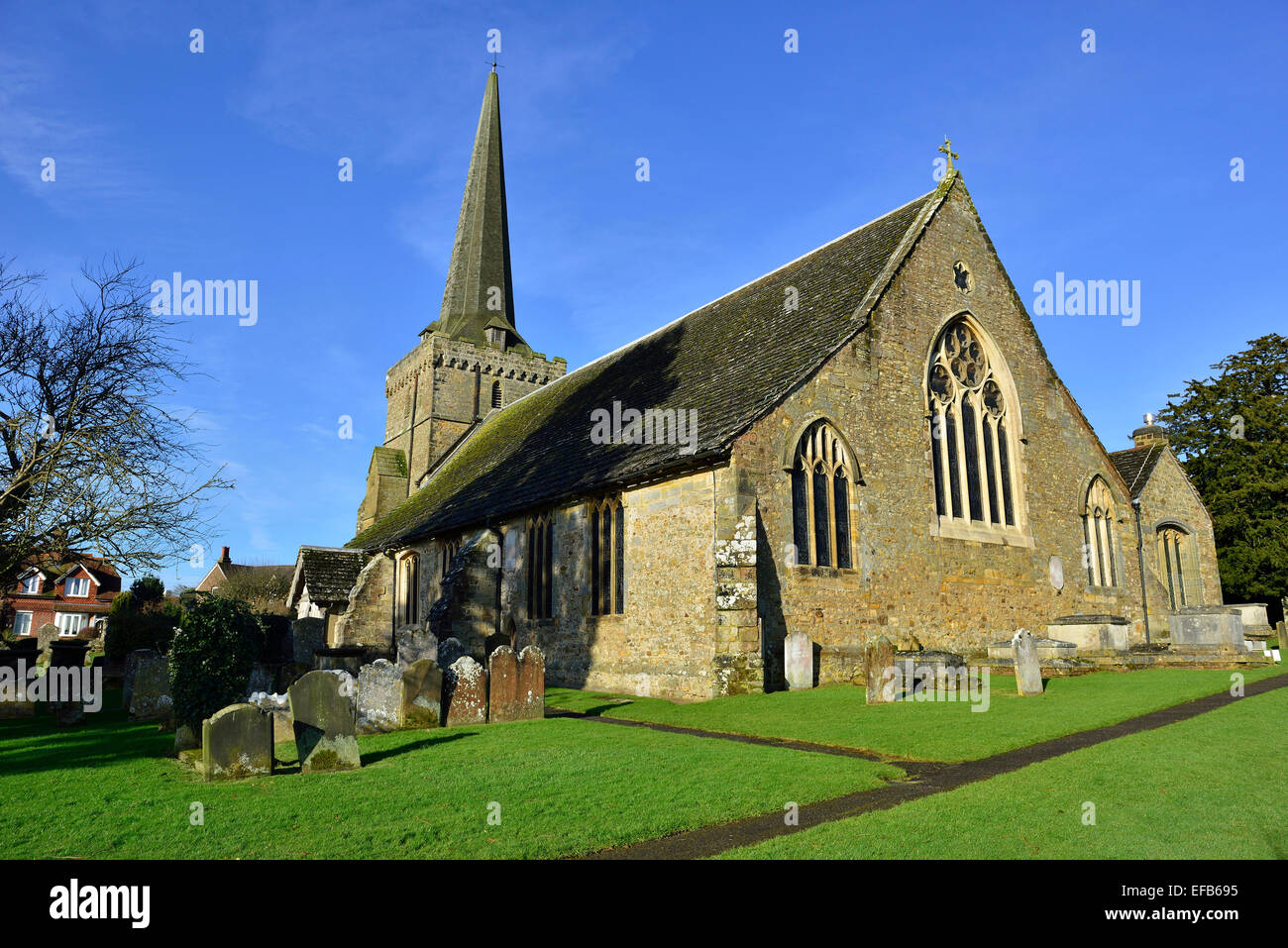 Holy Trinity Church. Cuckfield village. West Sussex. England. UK Stock ...