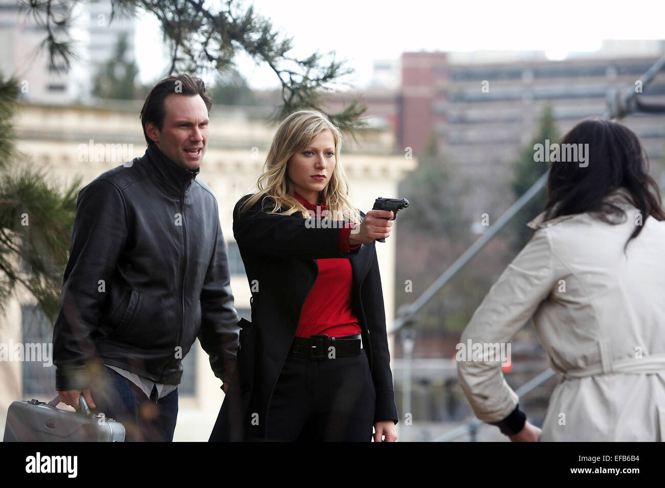 Christian Slater Sarah Ann Schultz Lies Illusions 2009 Stock Christian Slater Sarah Ann Schultz Lies Illusions 2009 Stock