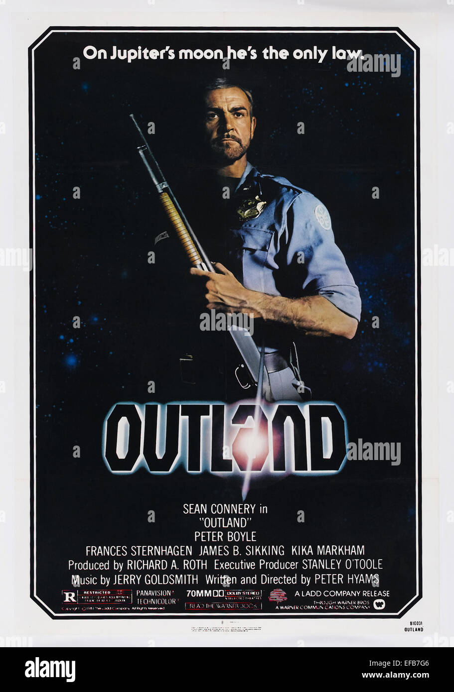 Sean Connery Poster Outland 1981 High Resolution Stock Photography and Images Alamy