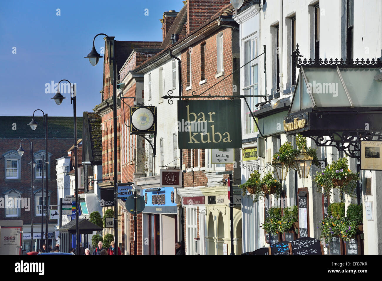 High Street. East Grinstead. West Sussex. England. UK Stock Photo