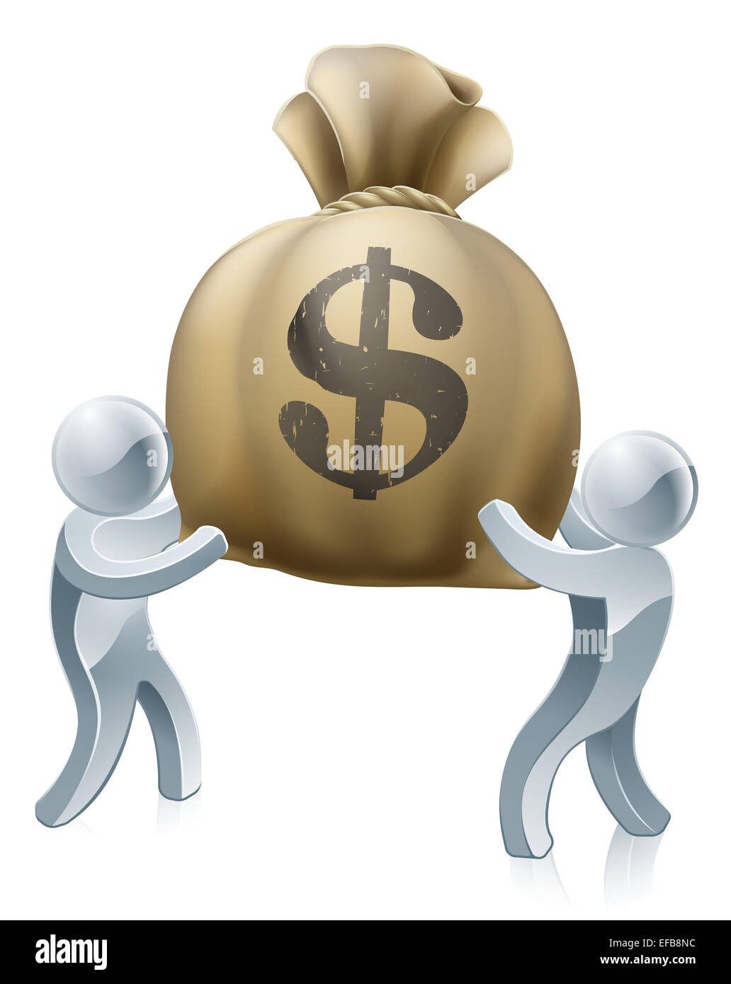 holding bolsa of money