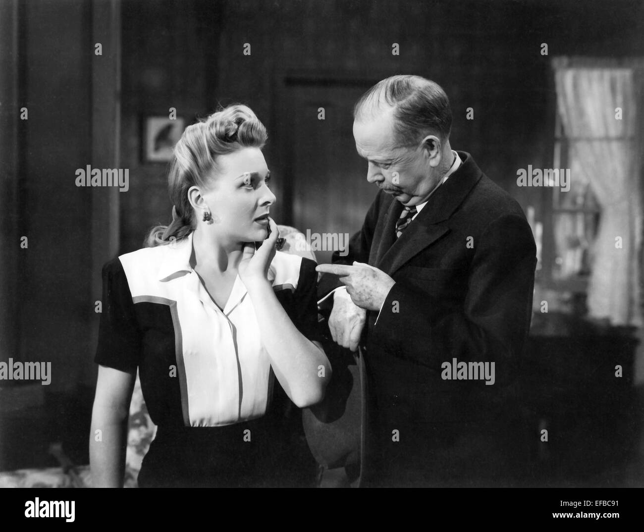 Evelyn Ankers Frank Craven Son Of Dracula 1943 Stock Photo Alamy