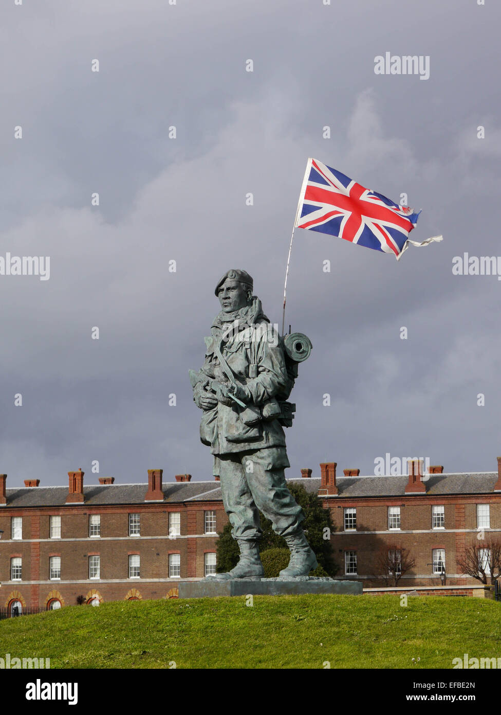 Yomper statue royal marines museum hires stock photography and images