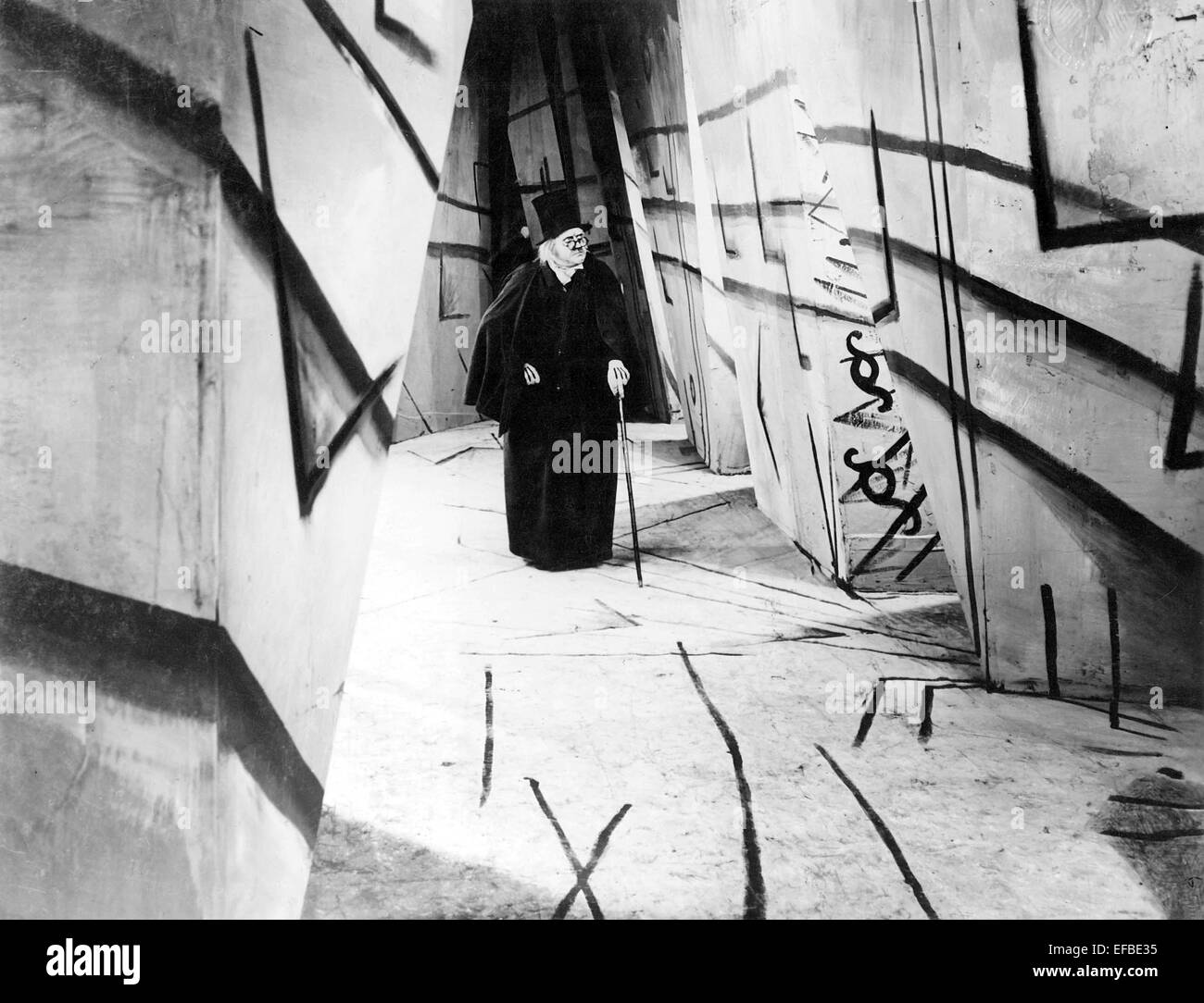 WERNER KRAUSS THE CABINET OF DR. CALIGARI (1920) Stock Photo