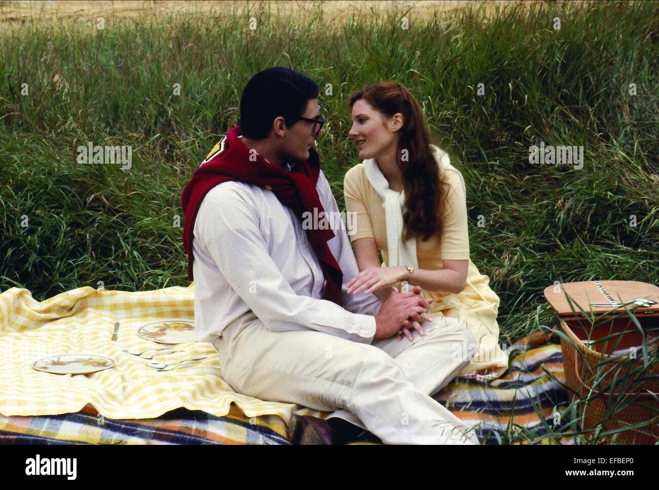 CHRISTOPHER REEVE, ANNETTE O'TOOLE, SUPERMAN III, 1983 Stock Photo