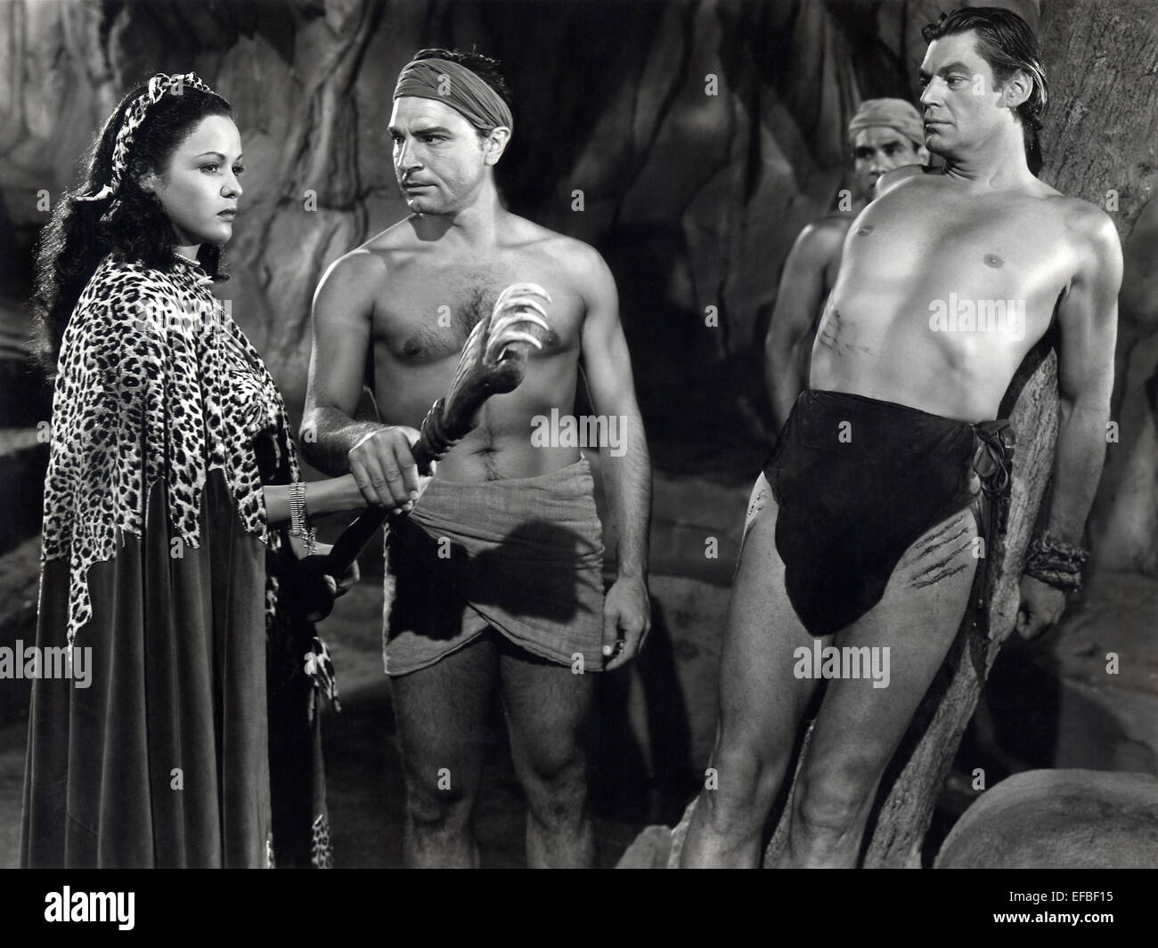 Johnny Weismuller Acquanetta Tarzan and the Leopard Woman 8x10 Photo #16