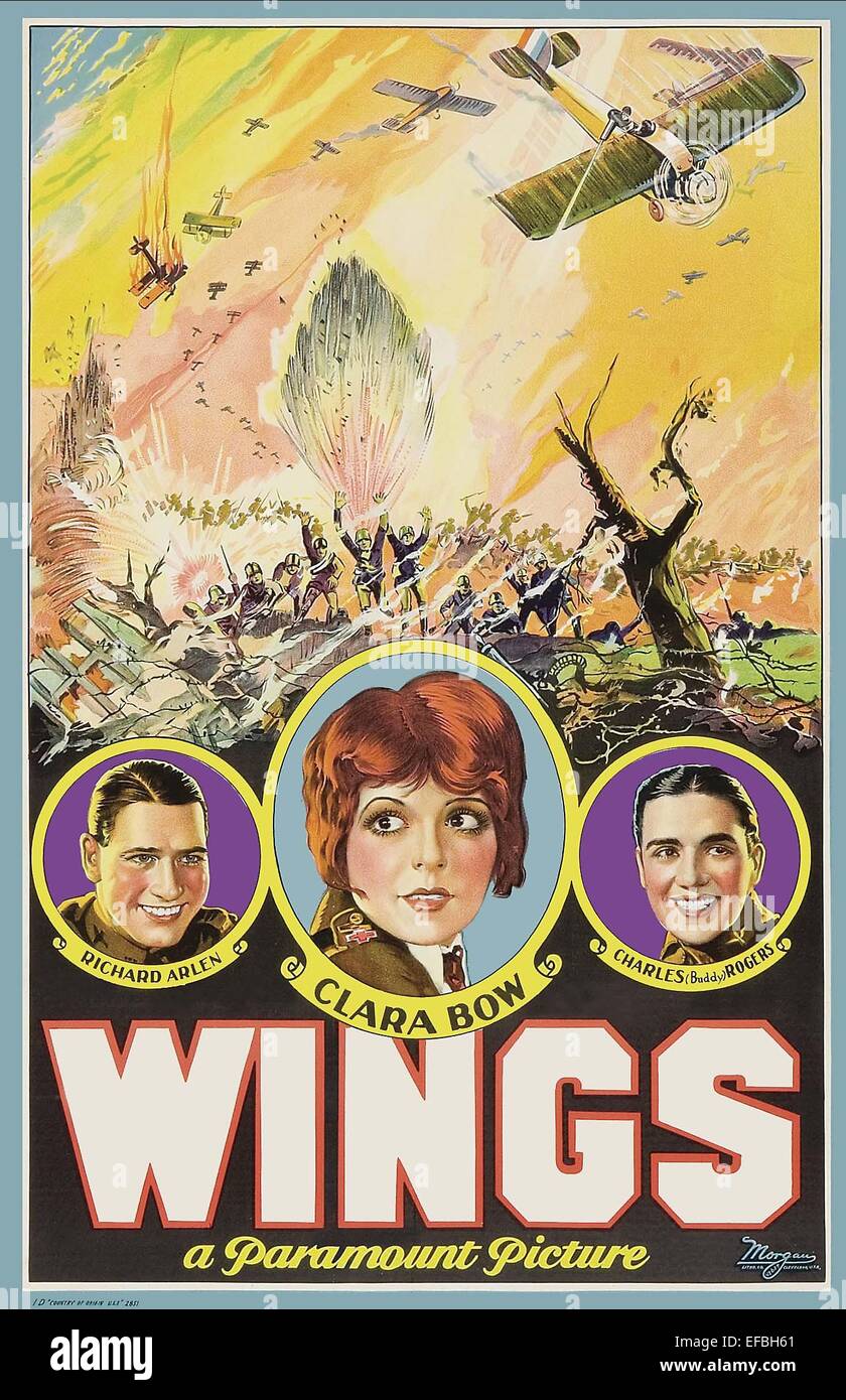 MOVIE POSTER WINGS (1927 Stock Photo 78316281 Alamy