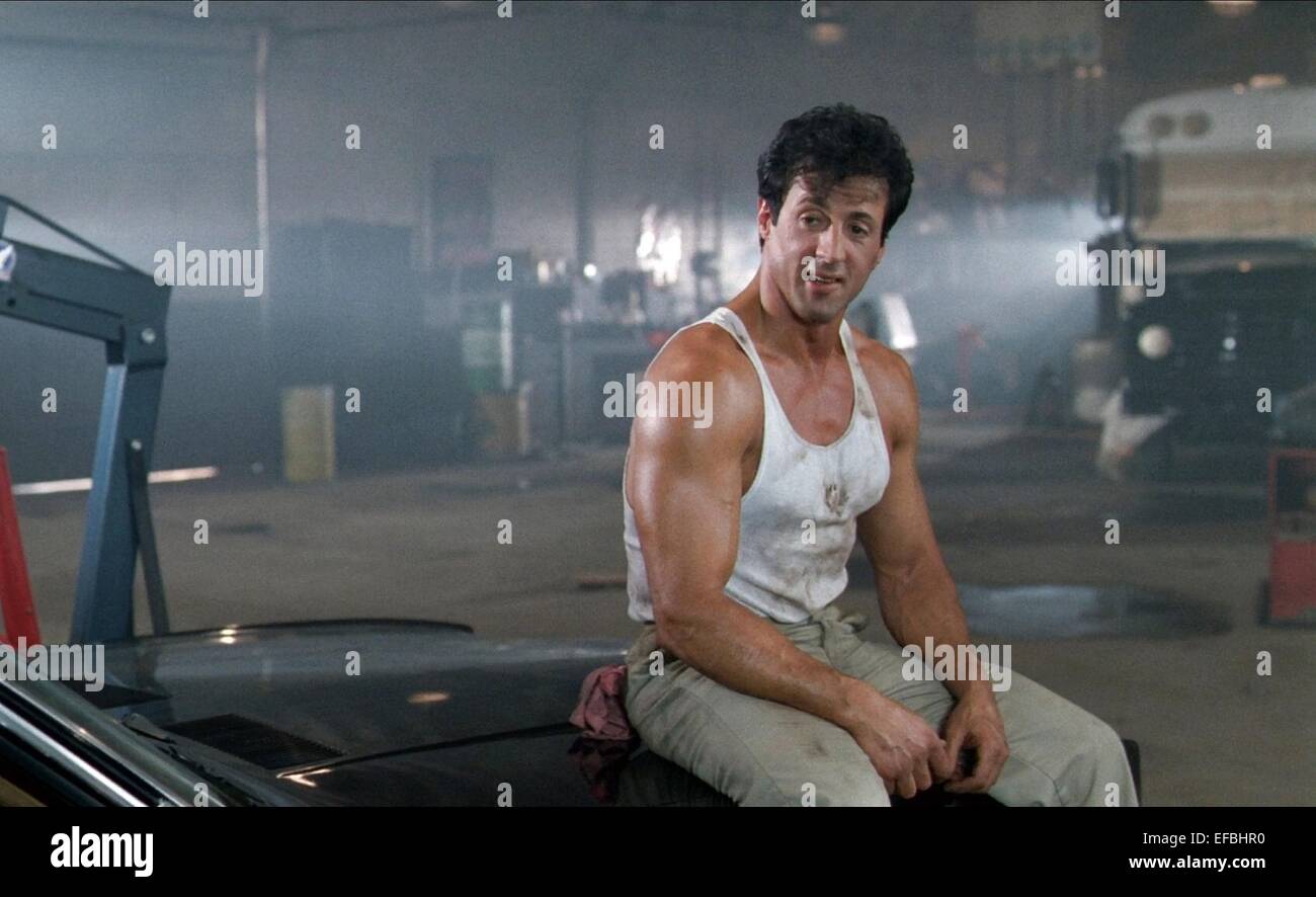 sylvester stallone lock up 1989 stock photo alamy