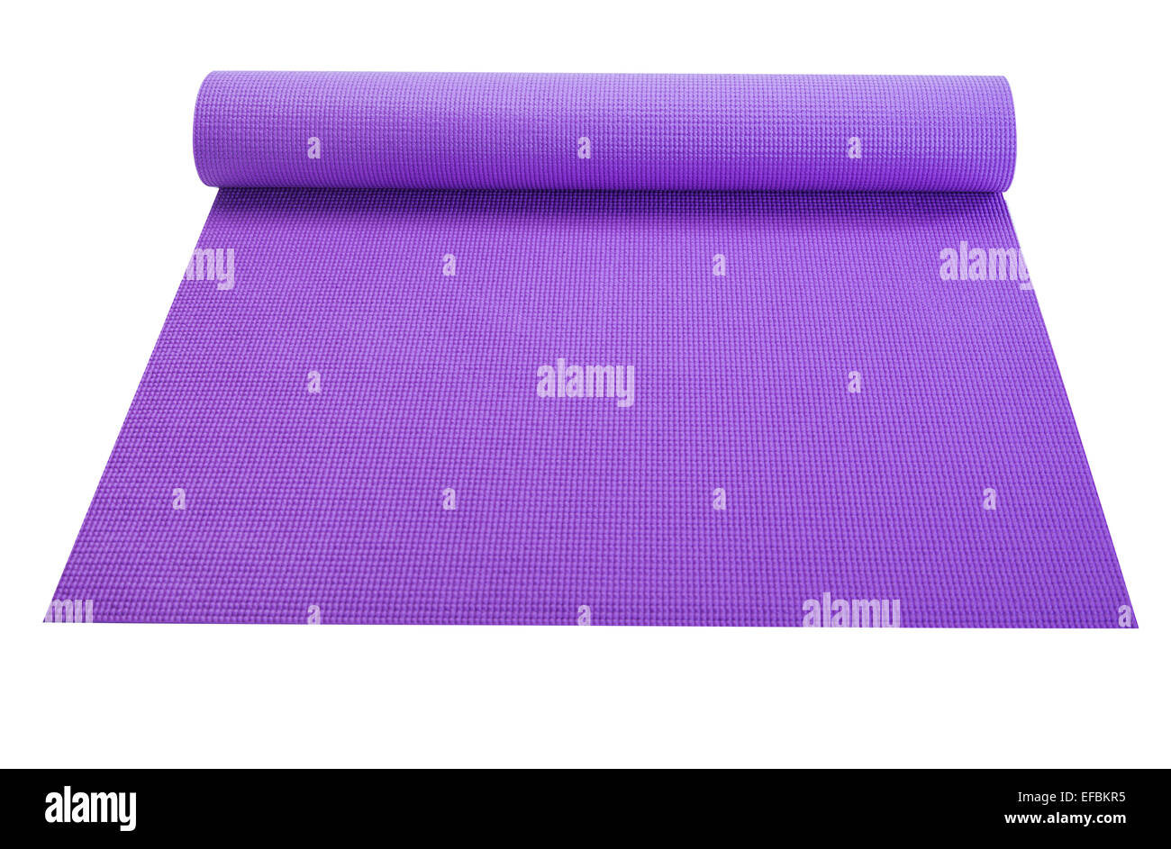 Roll out mats for workout and aerobics Stock Photo