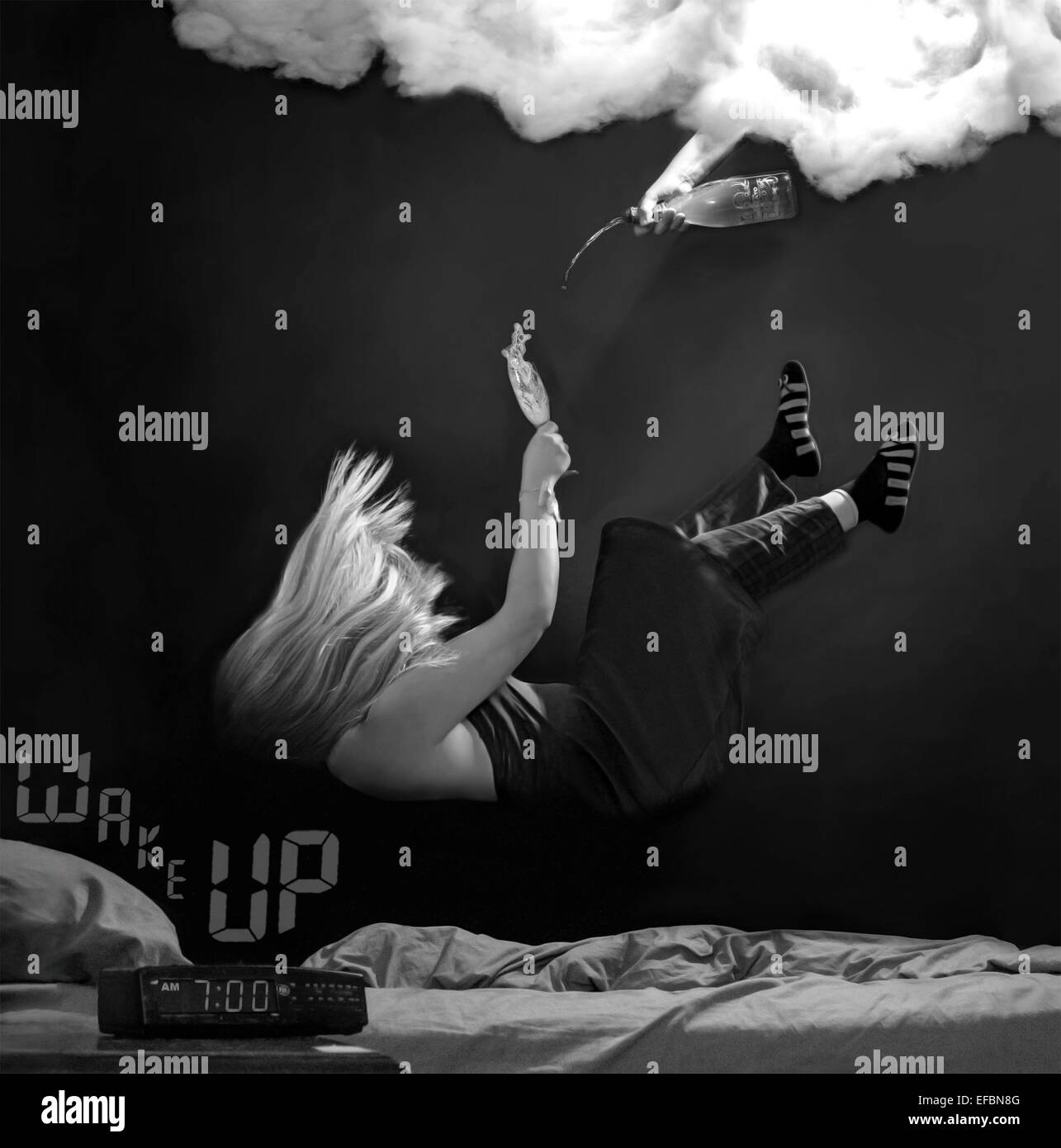 Falling out bed hires stock photography and images Alamy