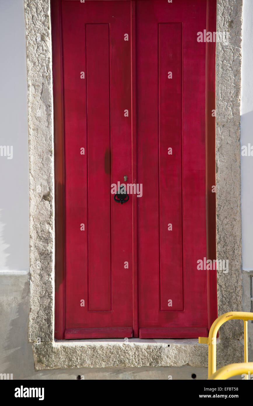 Red door Stock Photo