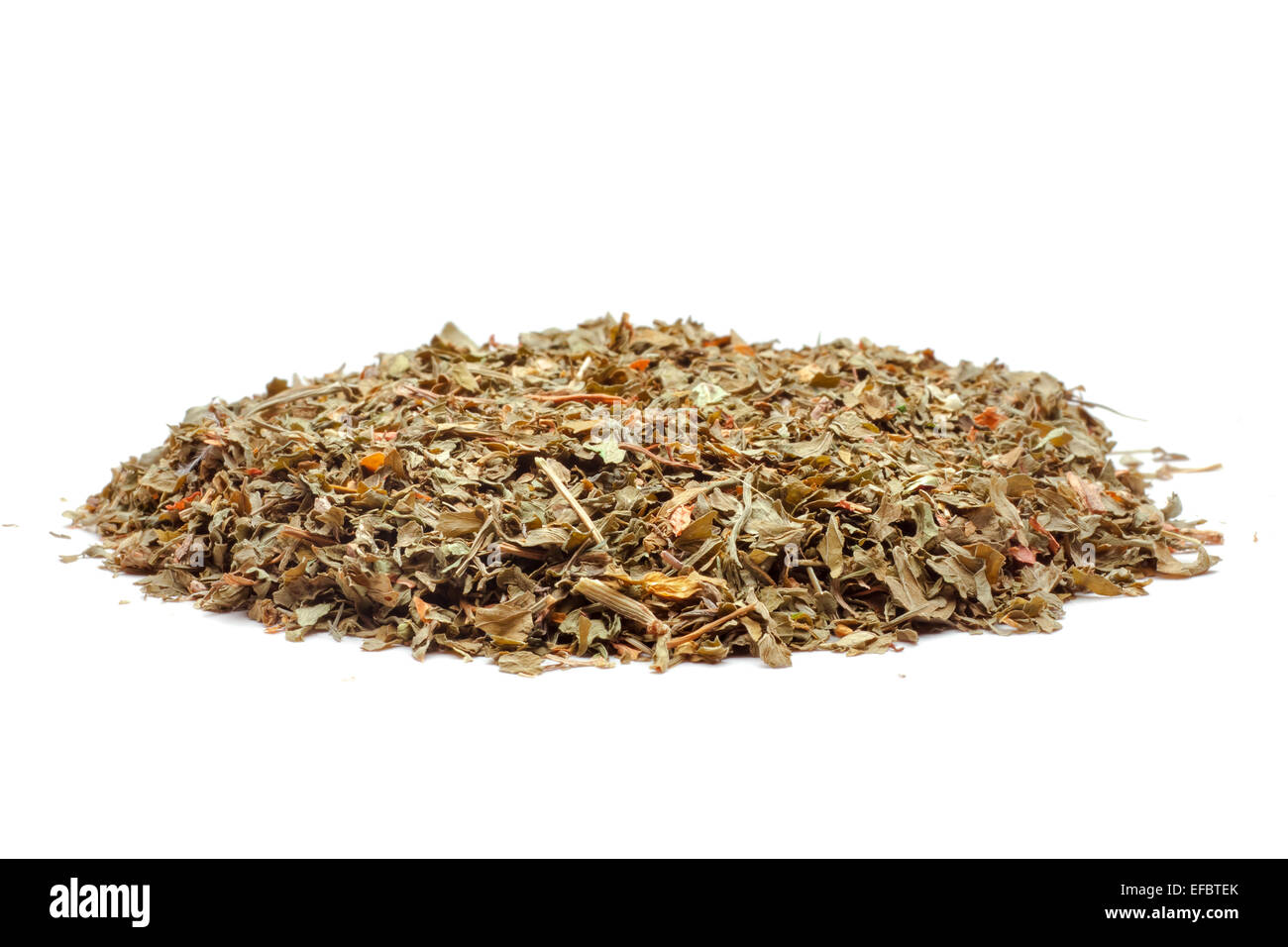 Pile of dried oregano Stock Photo