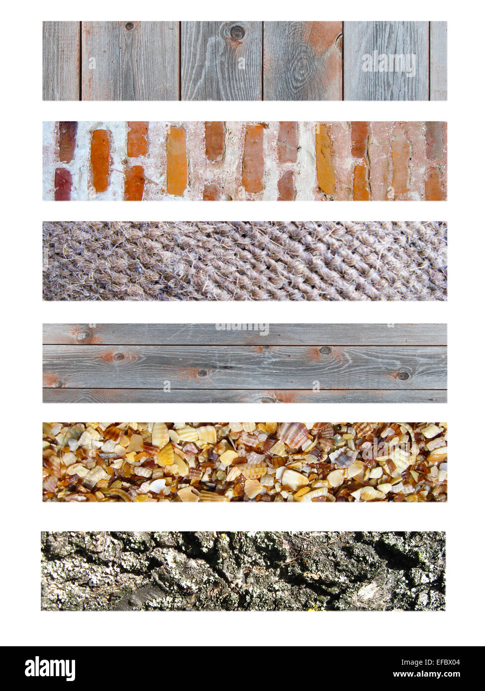 image of different patterns of many materials Stock Photo
