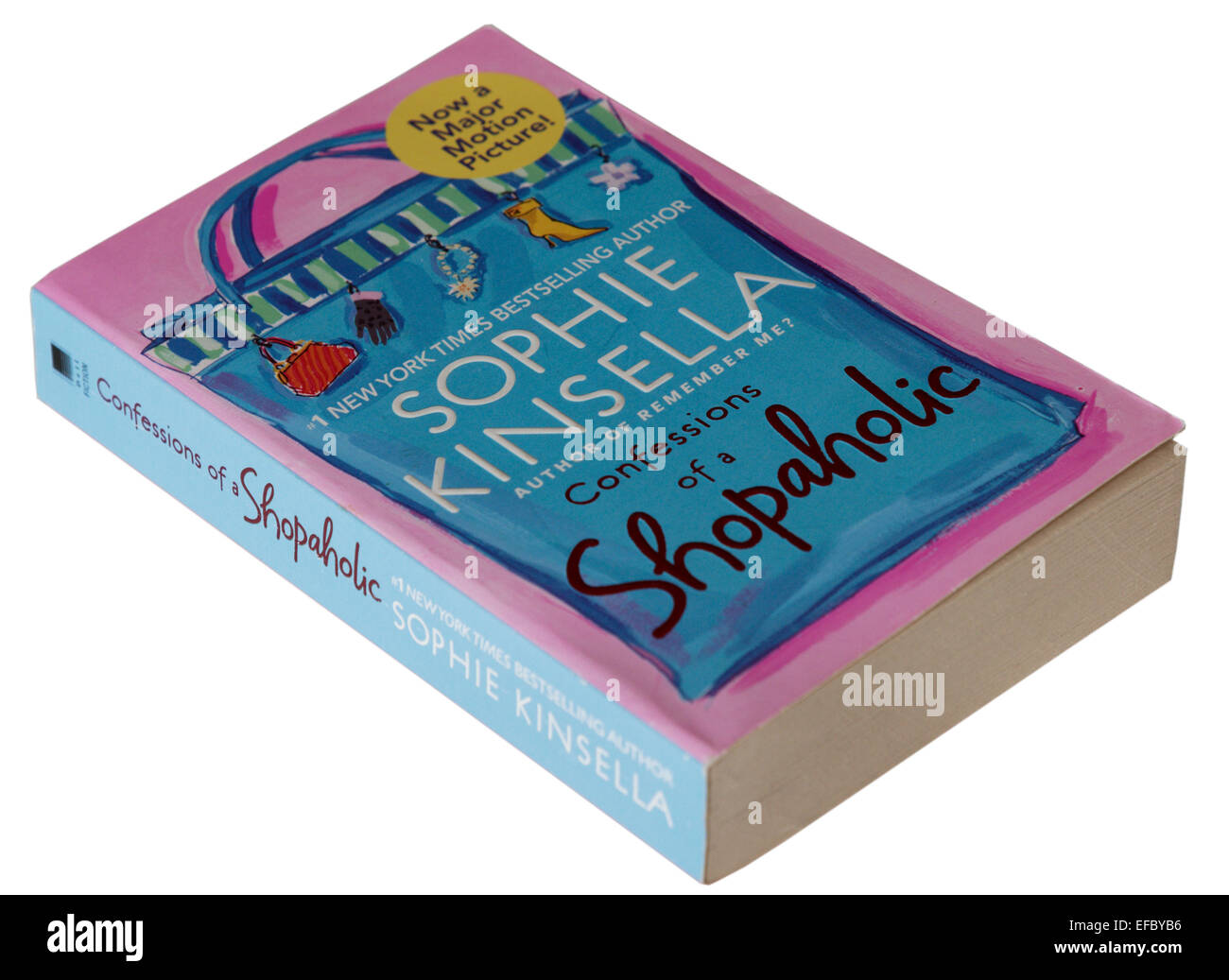 Confessions of a Shopaholic by Sophie Kinsella Stock Photo