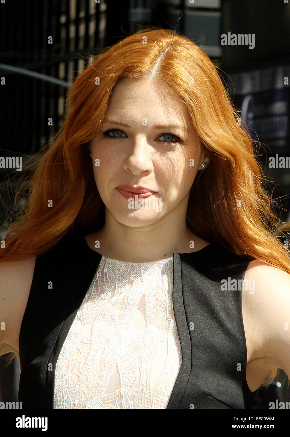 Celebrities outside The Ed Sullivan Theater for The Late Show with