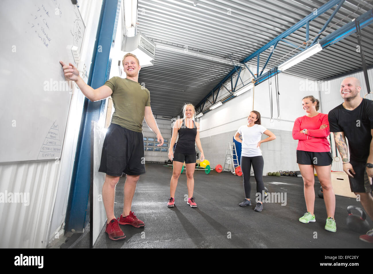 Crossfit training course Stock Photo