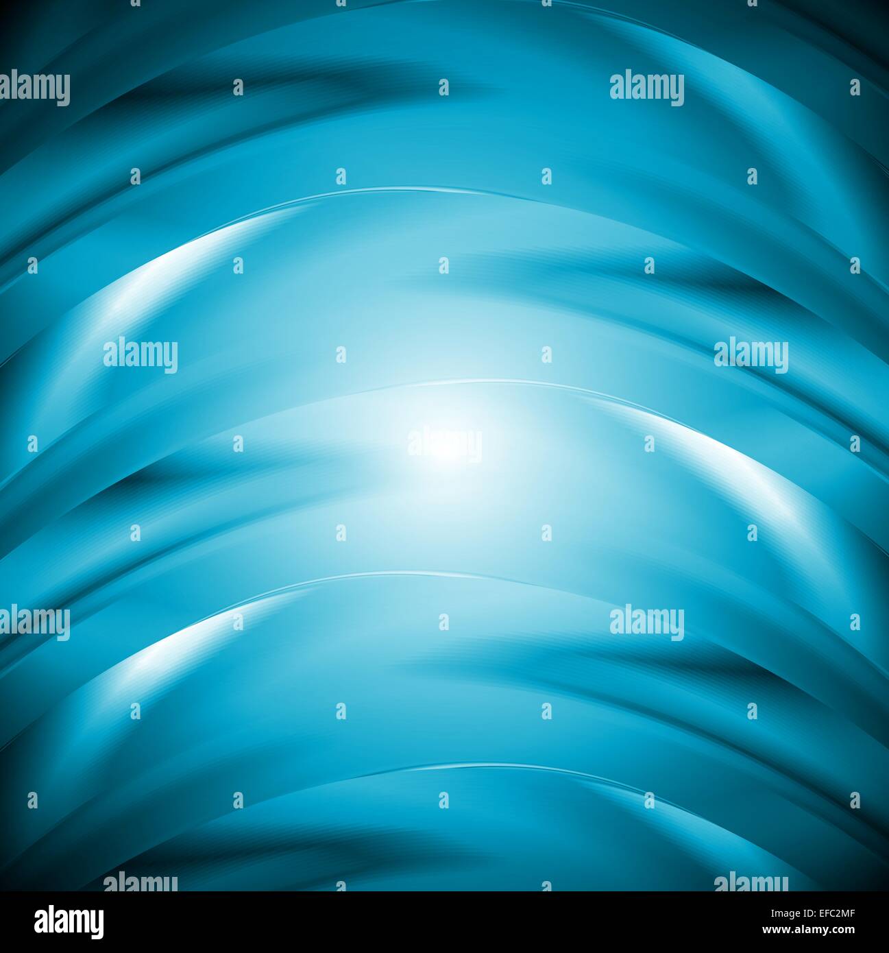 Abstract bright blue waves background. Vector design Stock Photo - Alamy
