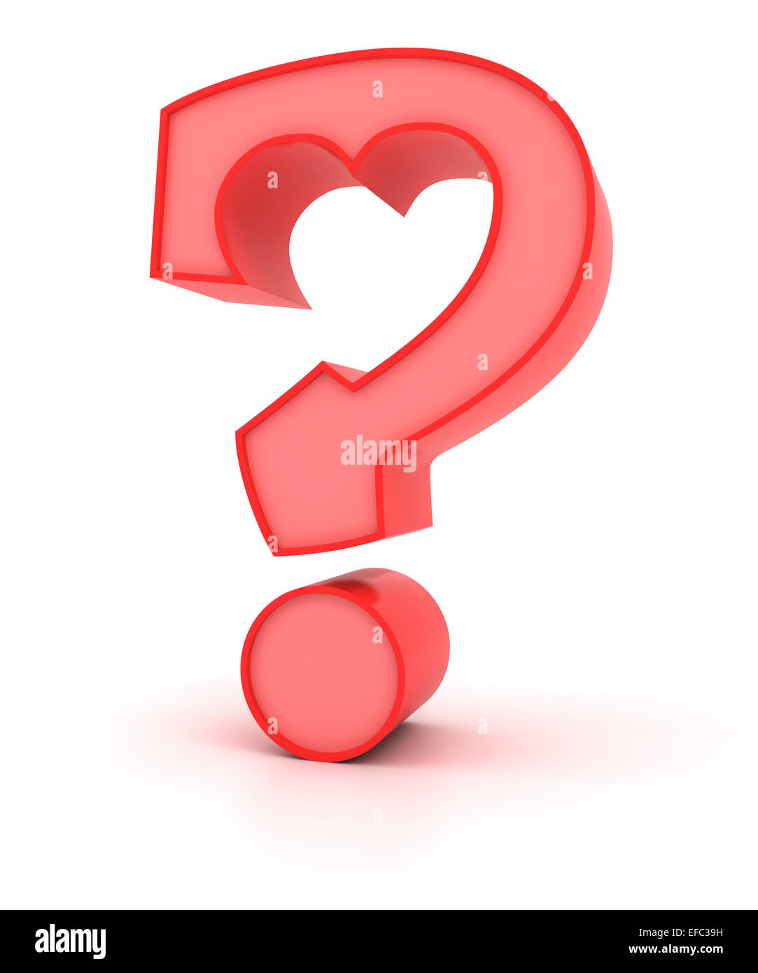 Love questions Stock Photo