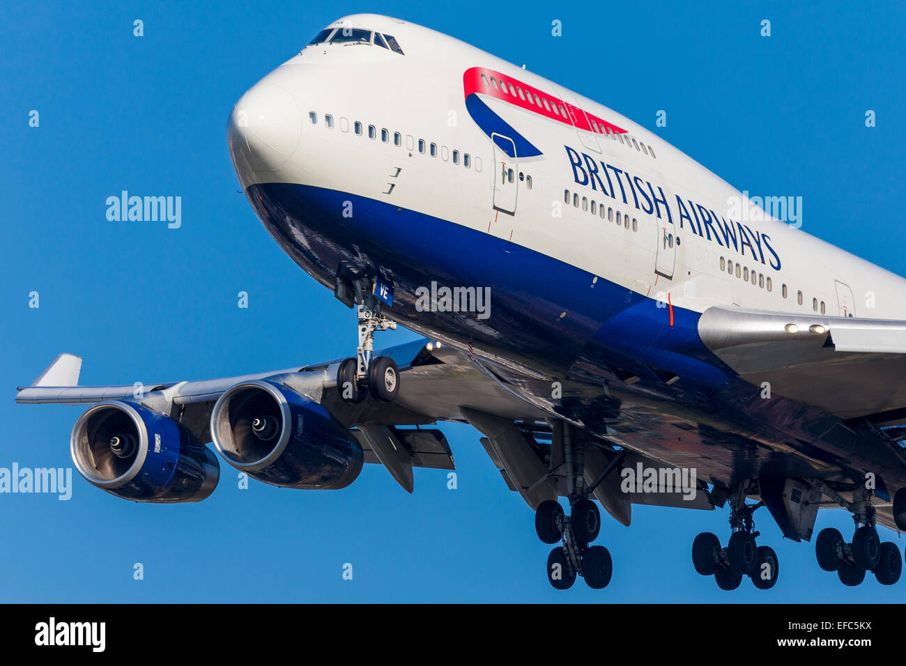 British Airways Boeing 747 Stock Photo