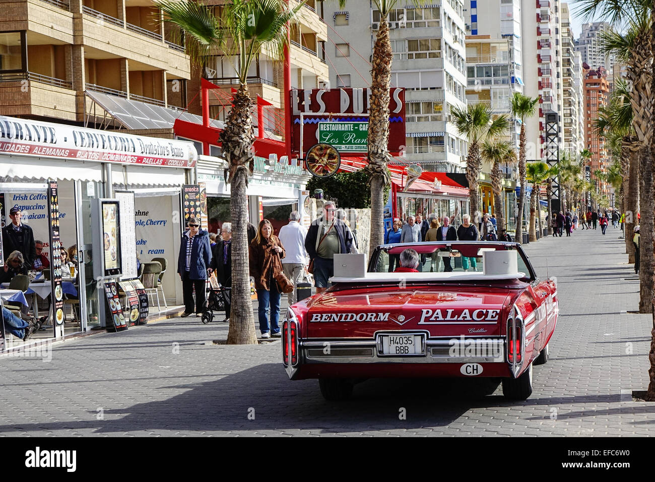Benidorm palace car hires stock photography and images Alamy