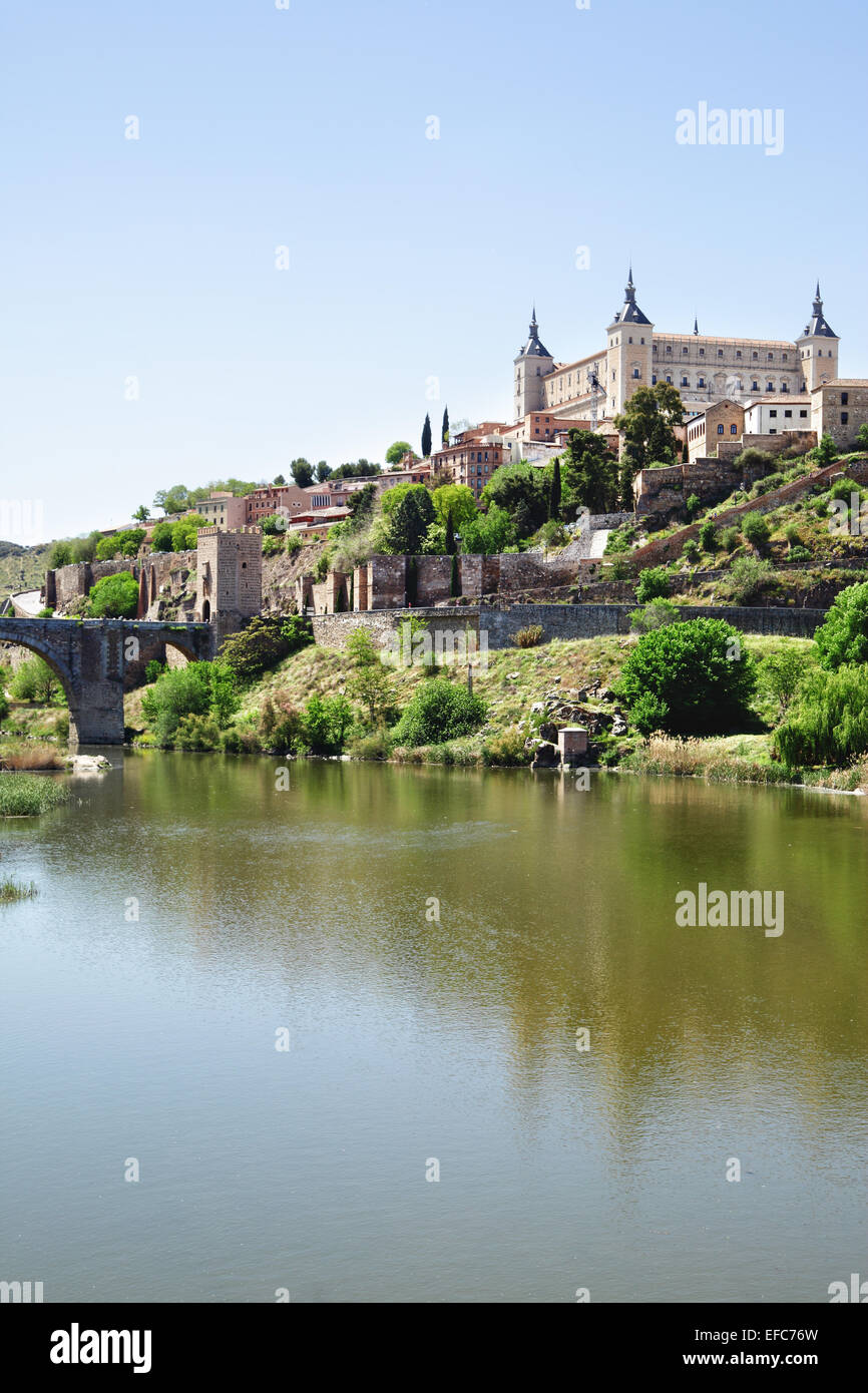 Toledo and Tagus river, Spain Stock Photo