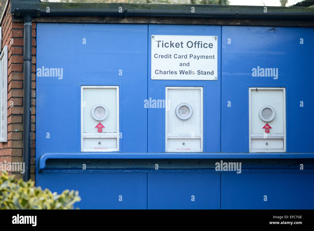 Bedford Blues Rugby Football Ground, ticket office, Bedford