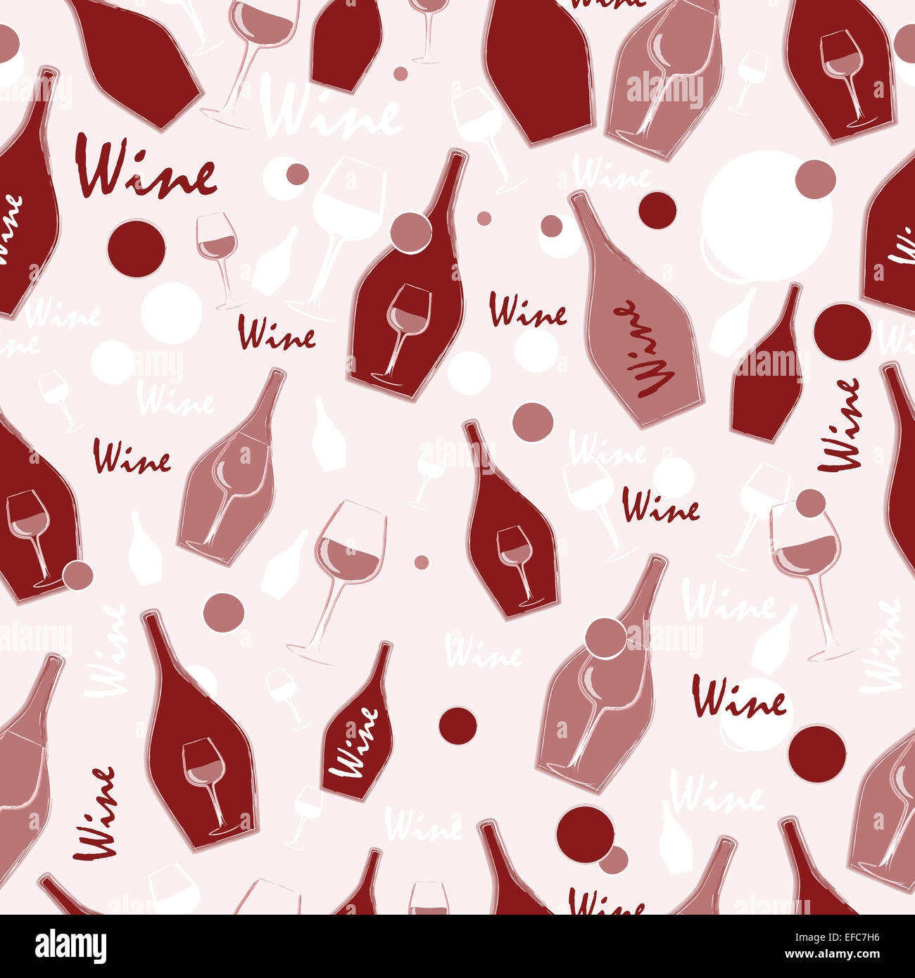 Wine Glass Pattern Print Dress