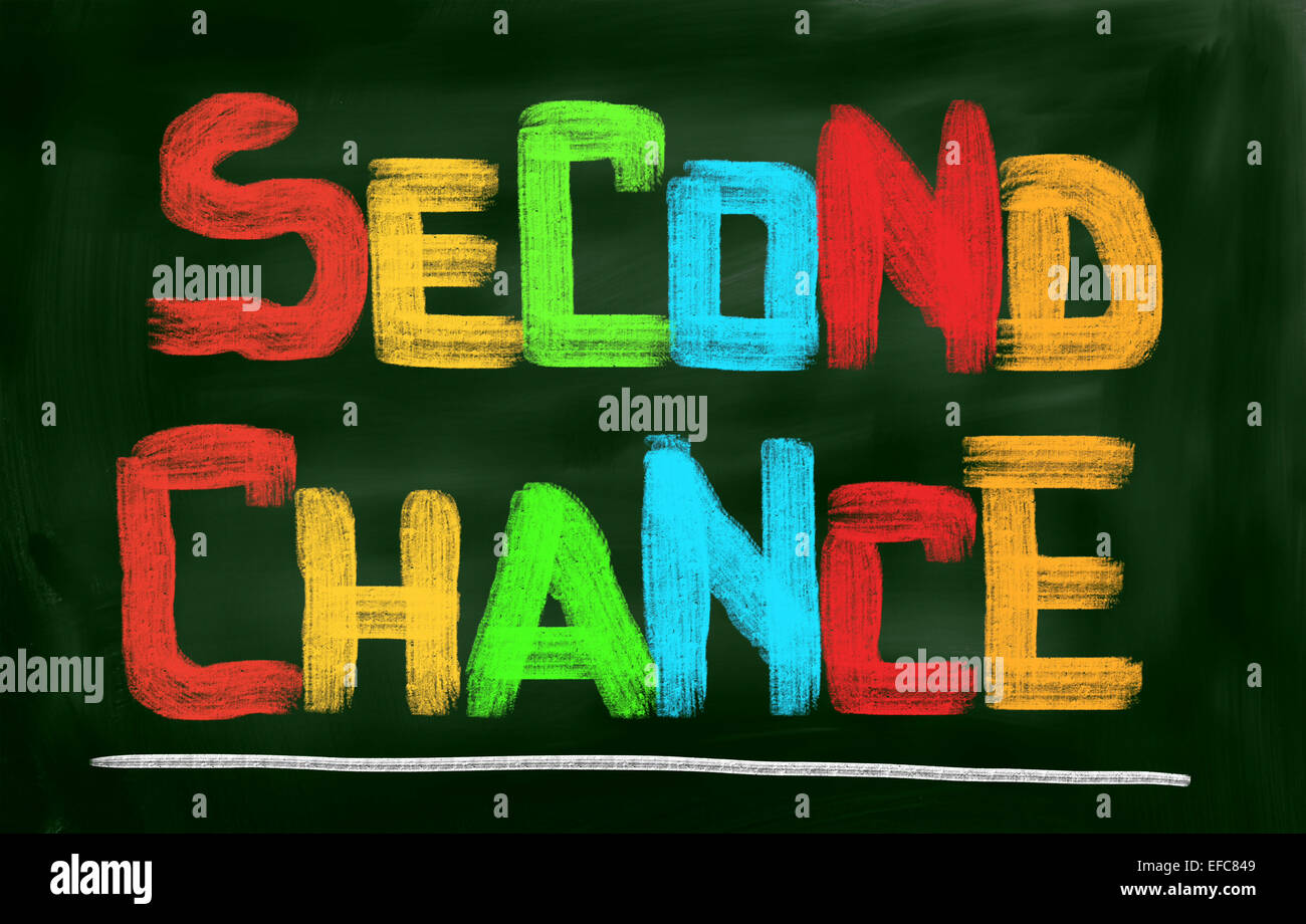 Second Chance Concept Stock Photo
