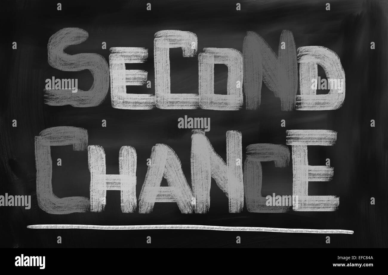 Second Chance Concept Stock Photo Alamy Second Chance Concept Stock Photo Alamy