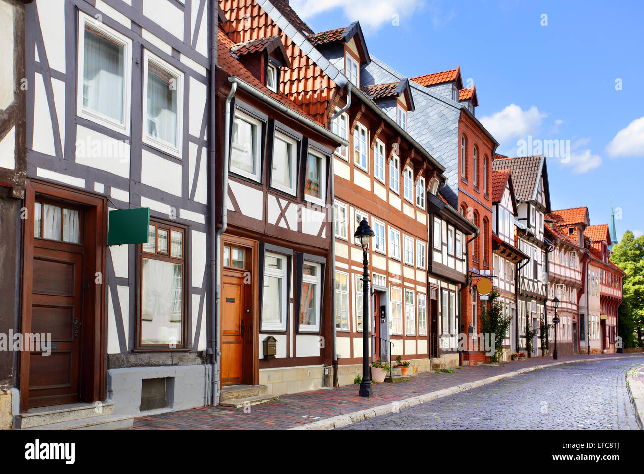Old houses in Hildesheim, Germany Stock Photo Alamy