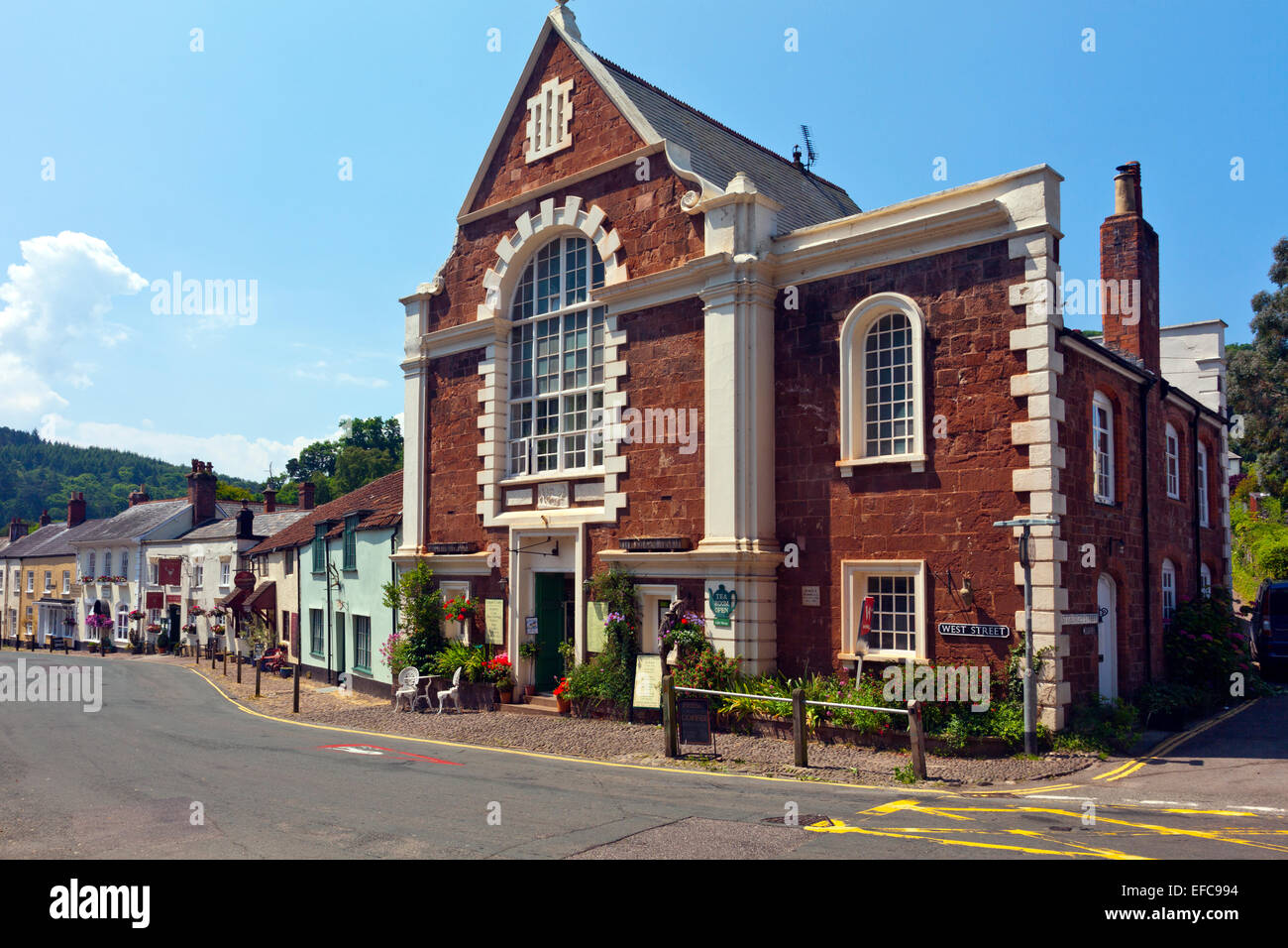 The Chapel House tea rooms and craft centre in Dunster, Somerset
