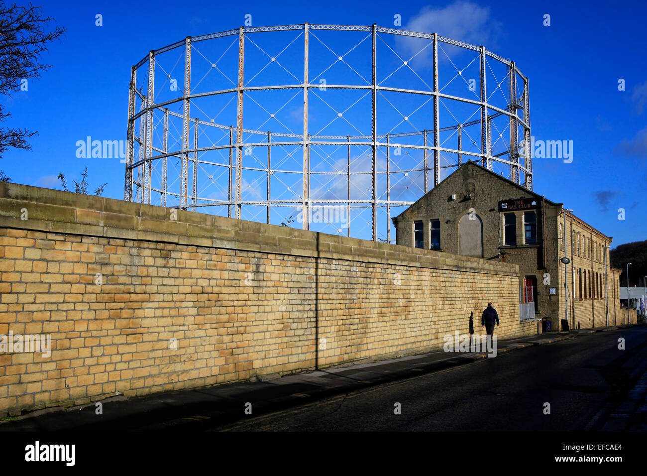 gas works in huddersfield Stock Photo Alamy