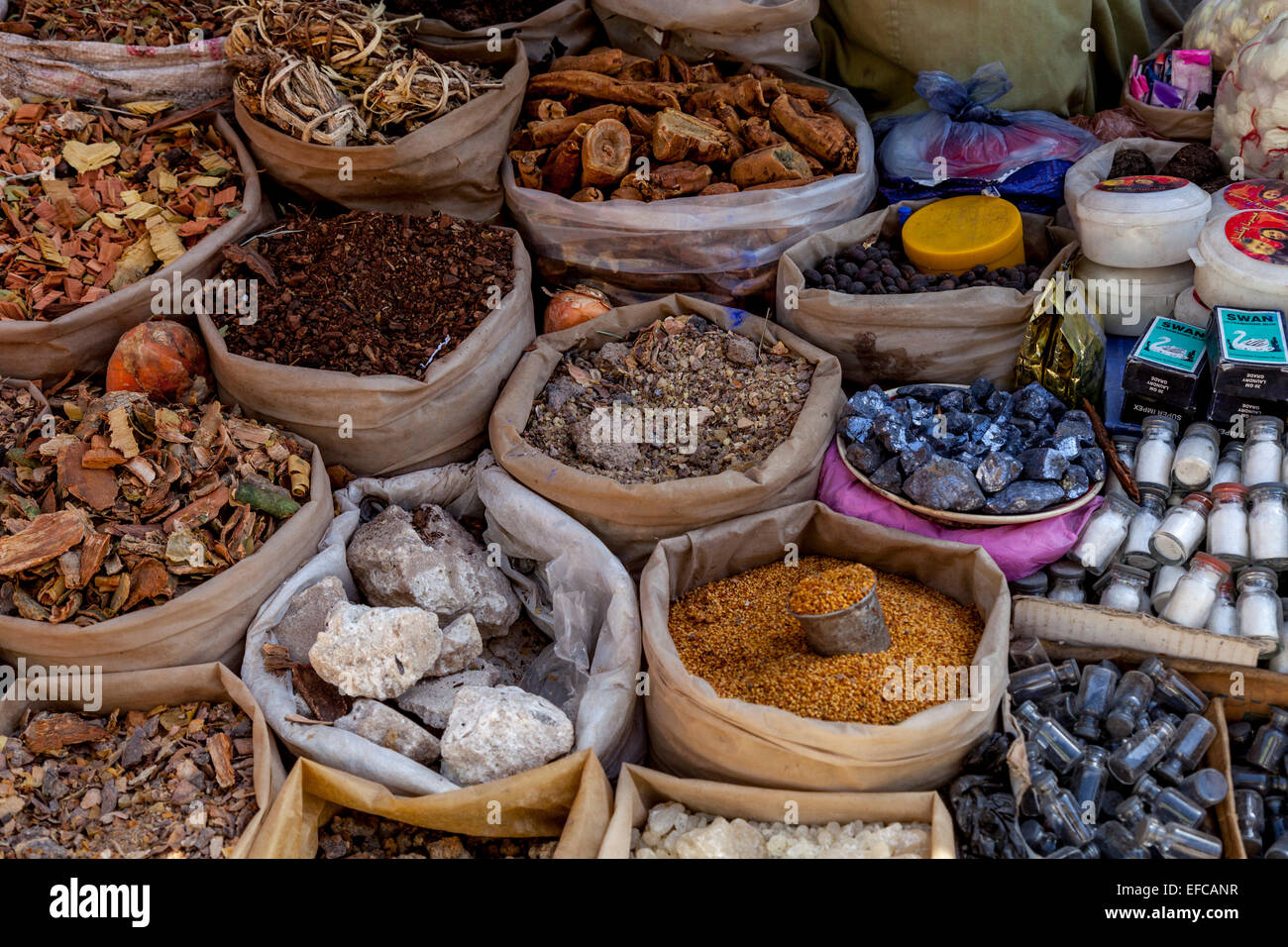 Incense and Fragrances For Sale At The Merkato, Addis Ababa, Ethiopia