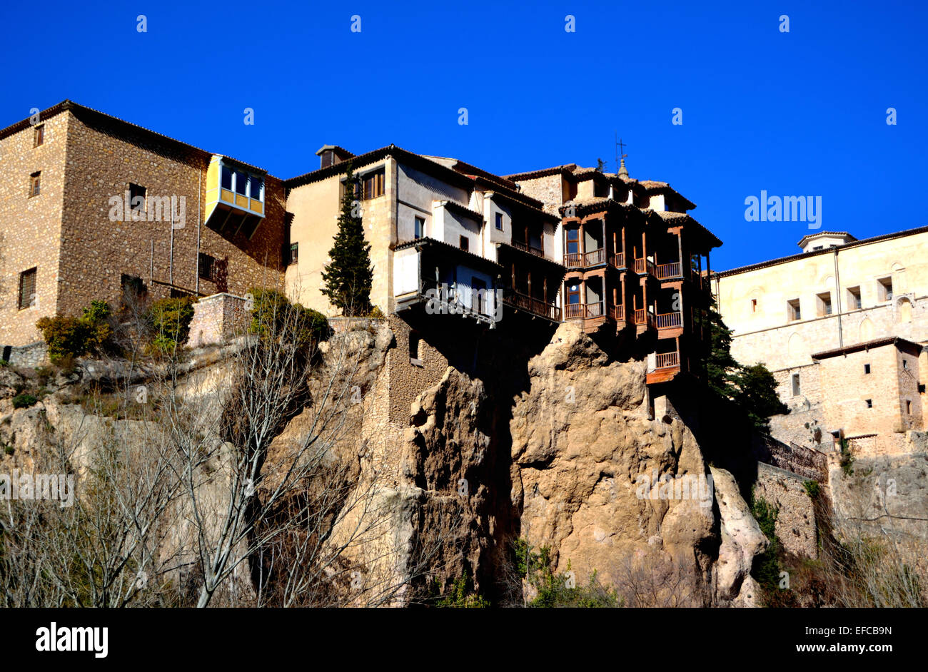 Hanging building in Cuenca Spain Stock Photo - Alamy