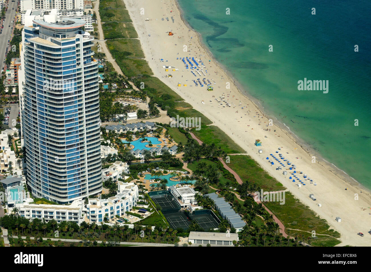 Luxury waterfront real estate in Miami Beach, Florida Stock Photo Alamy
