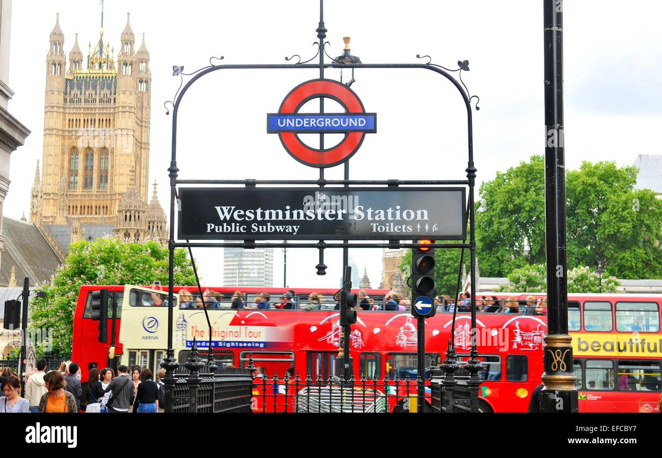 Big Ben And Bus Stop Sign High Resolution Stock Photography and Images ...