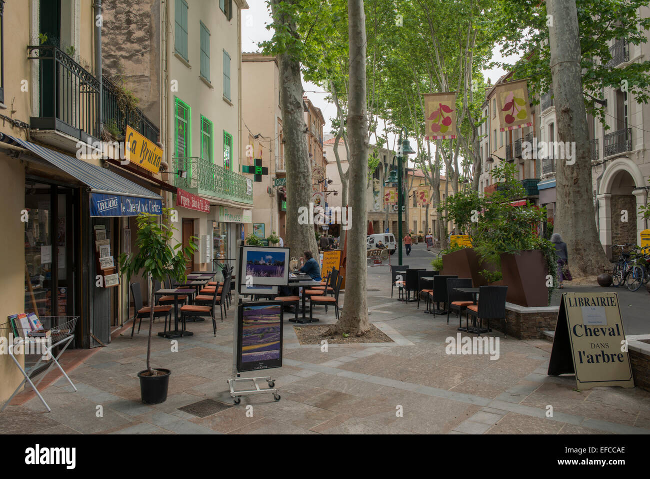 picture Ceret Pyrenees Orientales https www alamy com stock photo centre of ceret in the pyrenees orientales departement of france 78334438 html