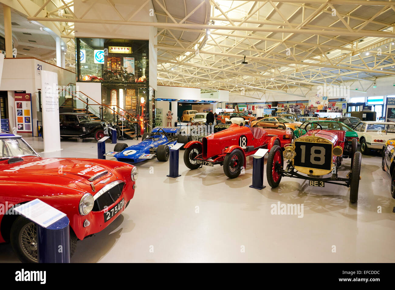 View Within The Heritage Motor Centre Gaydon Warwickshire UK Stock