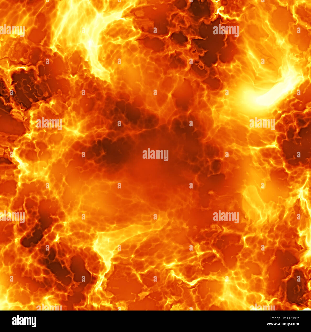 Fireball rendered closeup view for background Stock Photo