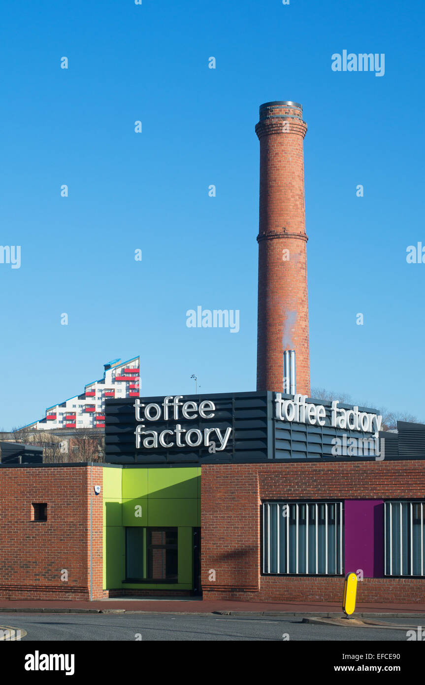 Entrance to the Toffee Factory Ouseburn Newcastle north east England UK