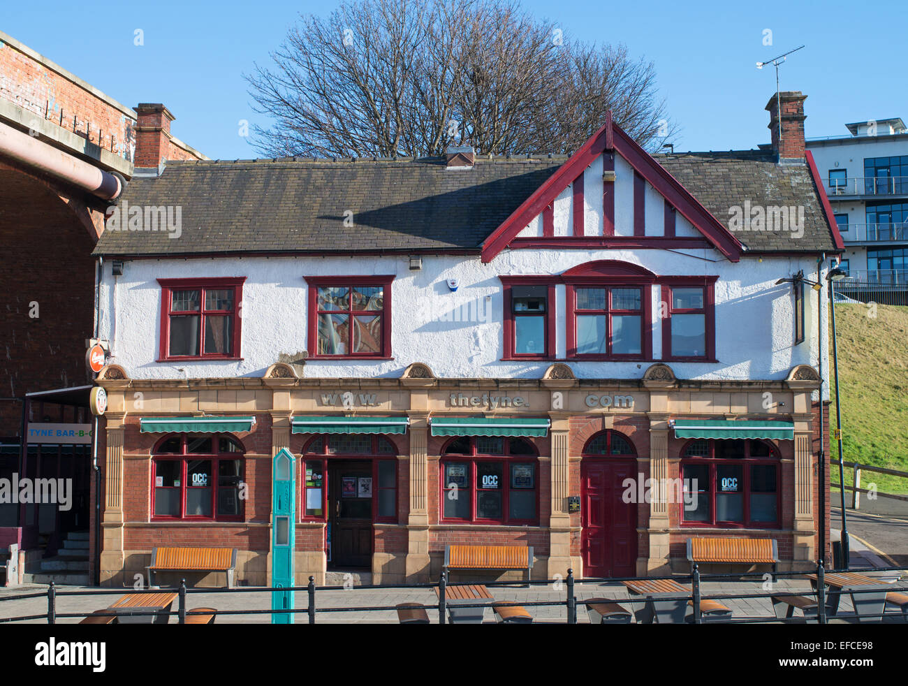 The Tyne Bar was the Ship Tavern, Ouseburn, Newcastle upon Tyne, England, UK Stock Photo