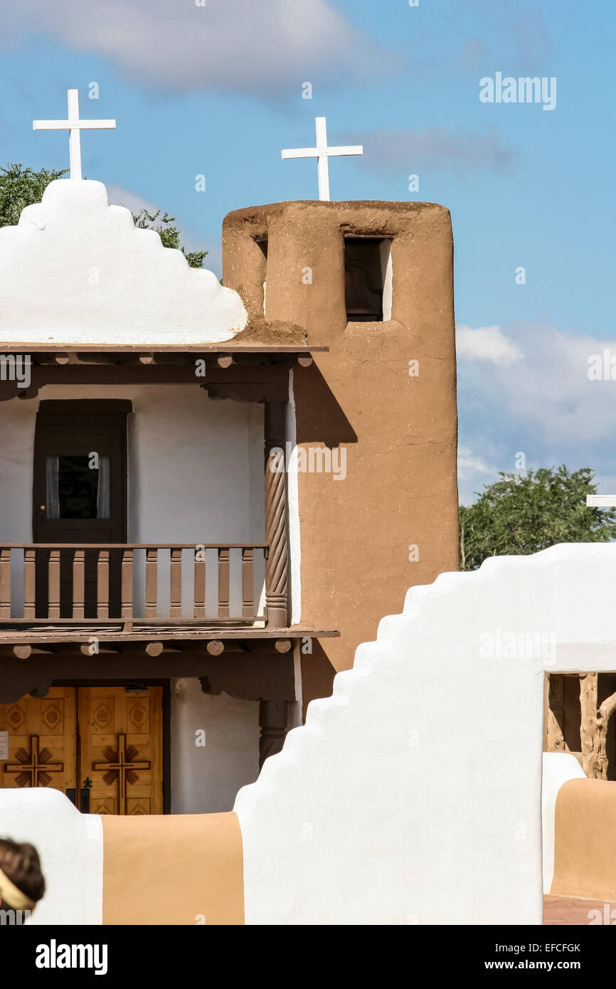 San Geronimo Chapel in Taos Pueblo, USA Stock Photo Alamy