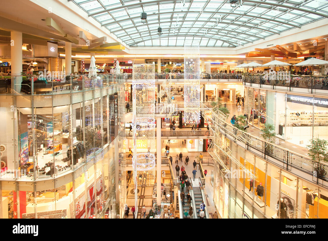 Czech Republic, Prague . Palladium shopping mall Stock Photo - Alamy