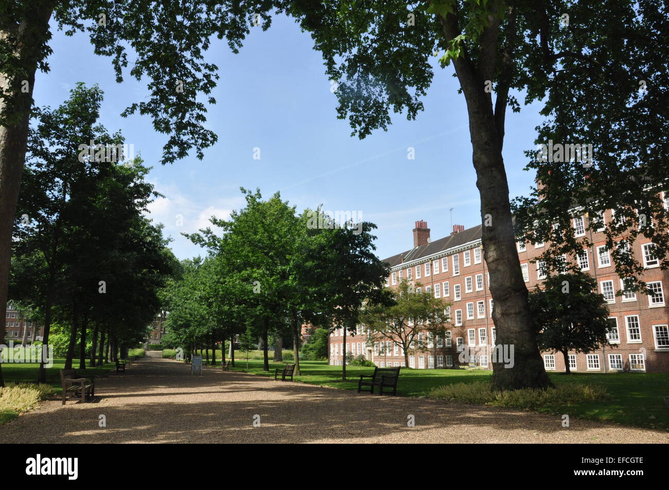 Gray's Inn Gardens, Holborn, London Stock Photo - Alamy