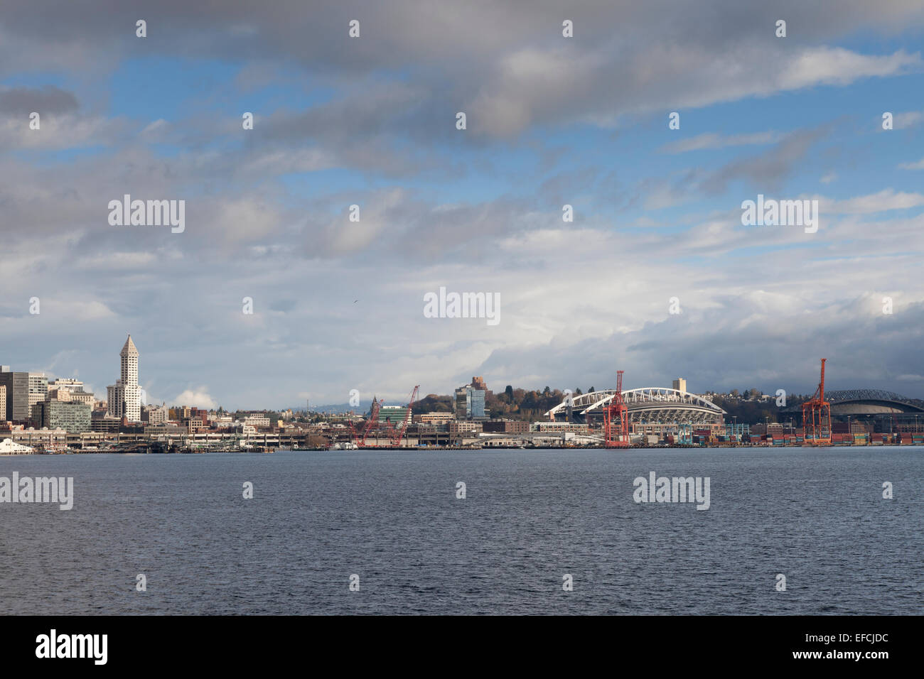 Seattle's Industrial District from Elliott Bay Seattle, King County