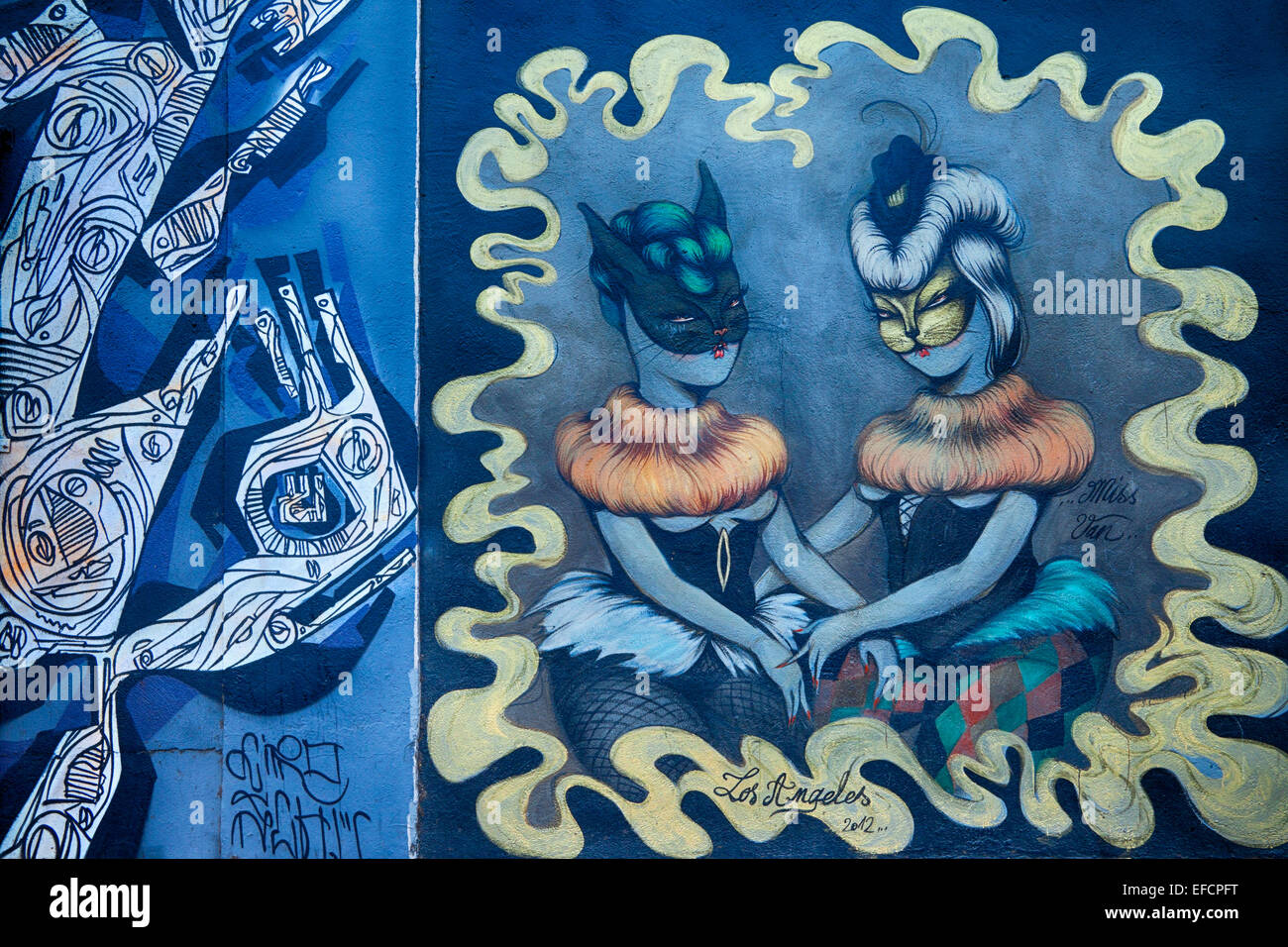 Street art, downtown Los Angeles, California Stock Photo Alamy