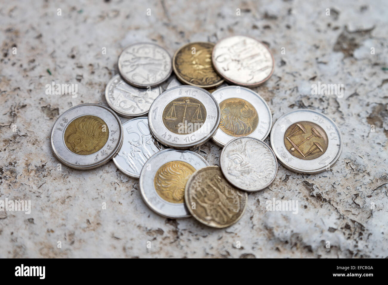 Ethiopian Birr, money, Ethiopia, East Africa Stock Photo Alamy