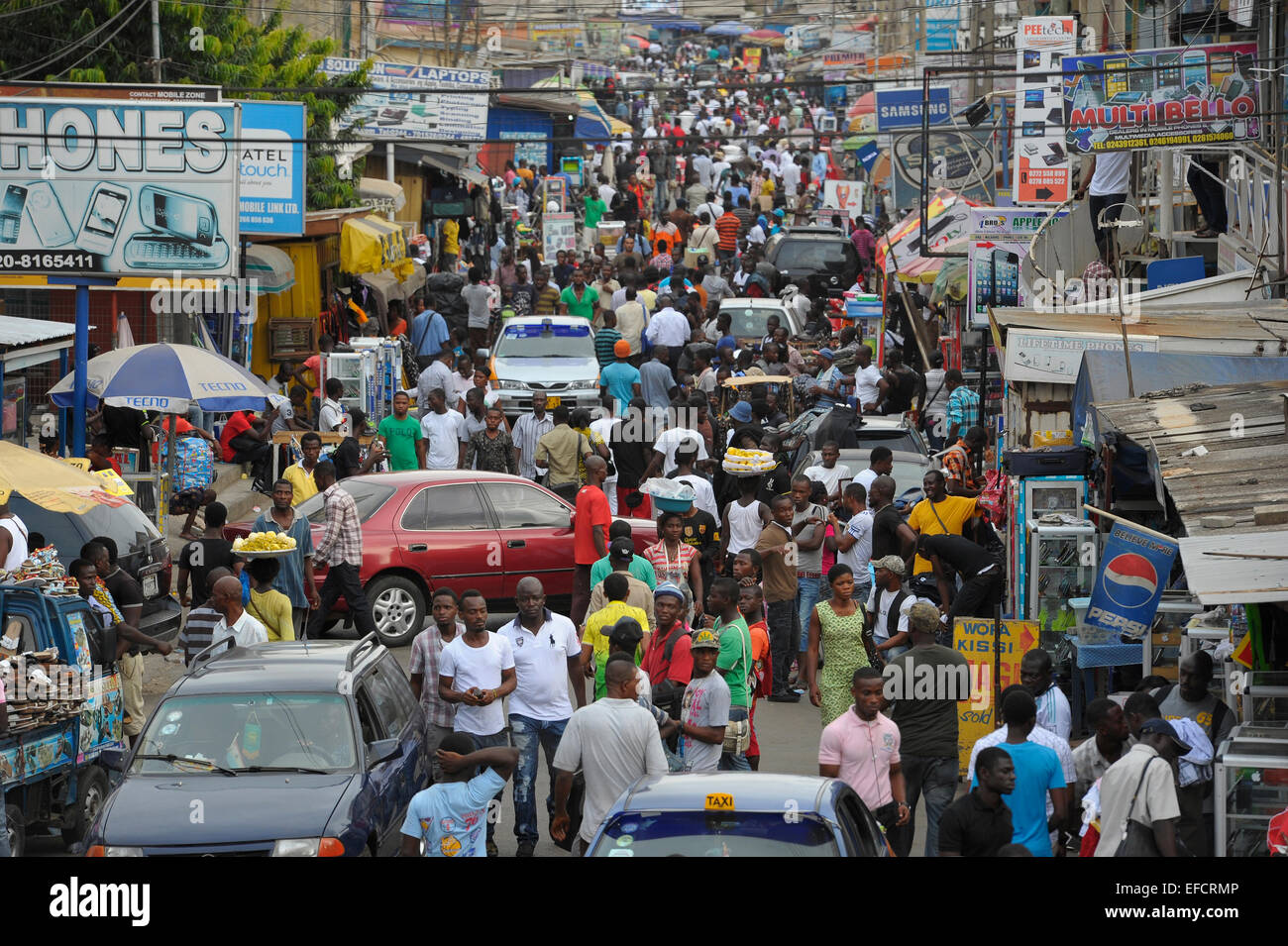 Downtown Accra Ghana