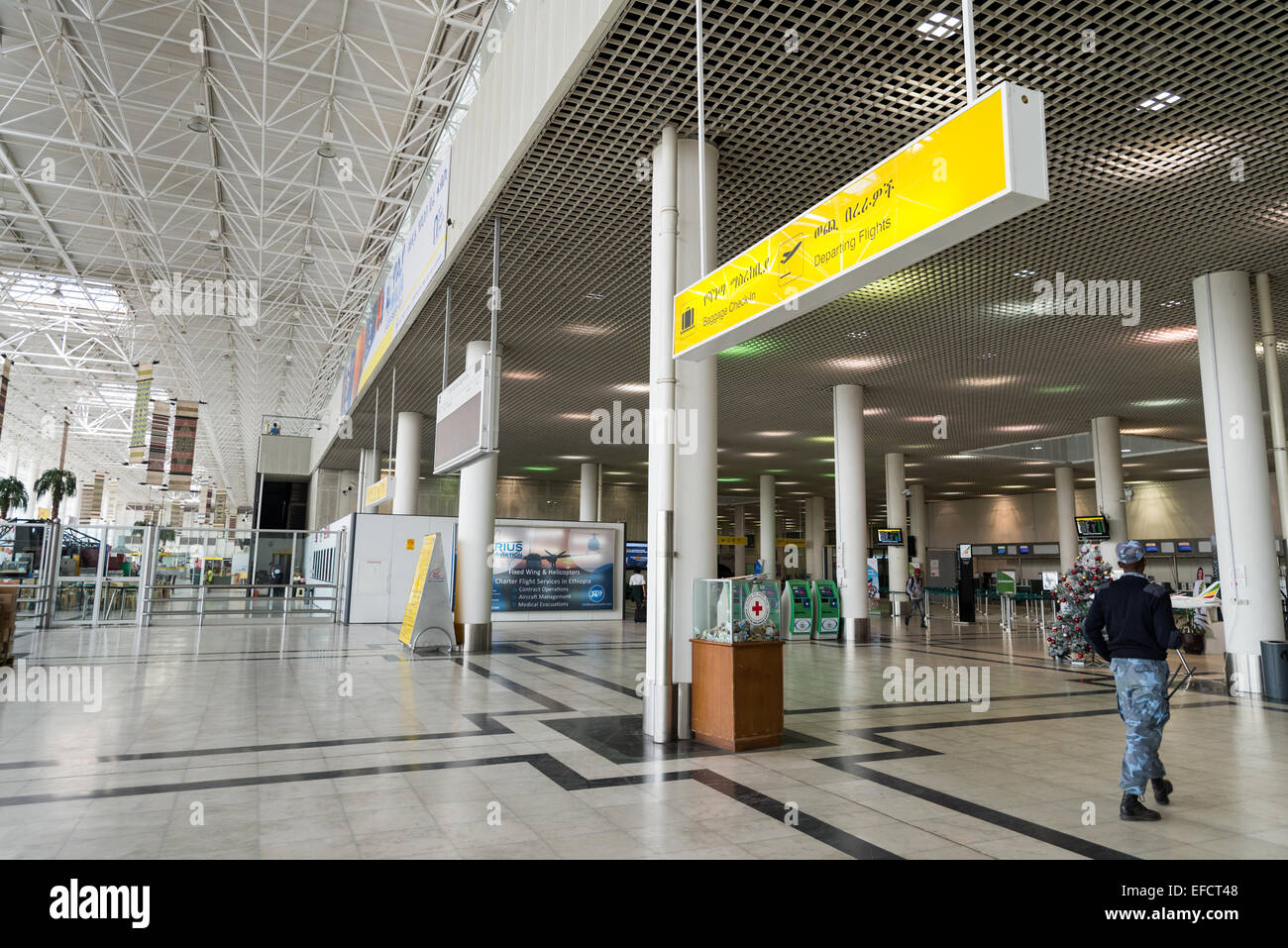 The terminal in Bole International Airport, Addis Ababa, Ethiopia Stock  Photo - Alamy